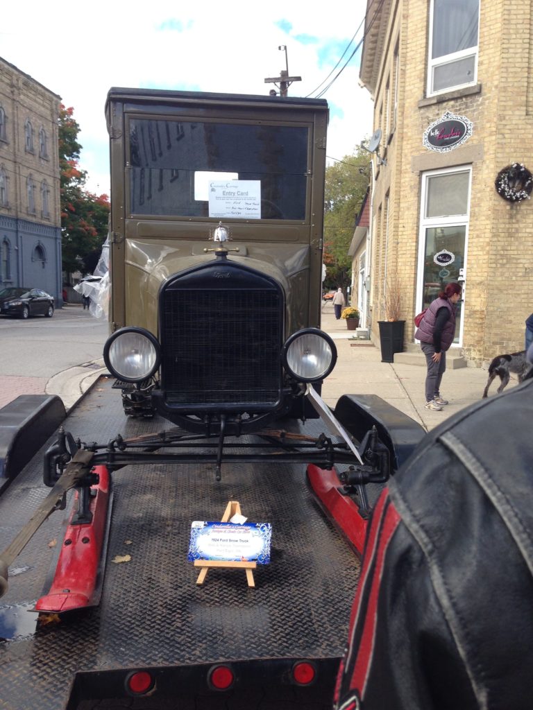 1924 Ford Snow Truck with skis