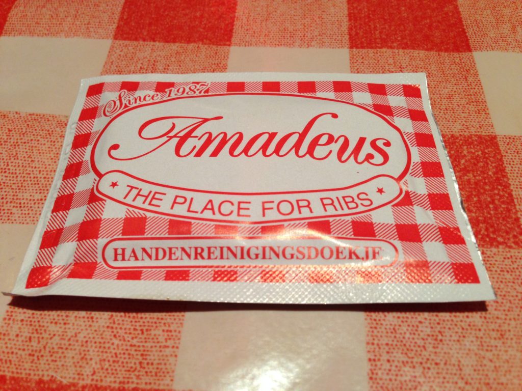 Amadeus wet-napkin