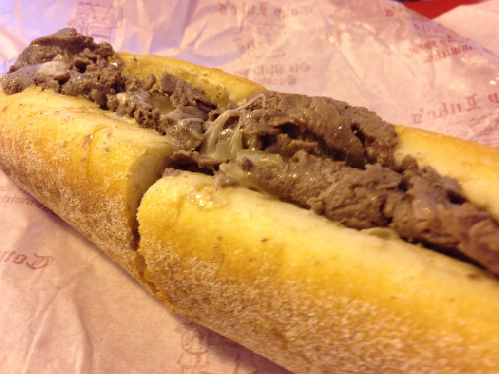 Cheesesteak close-up