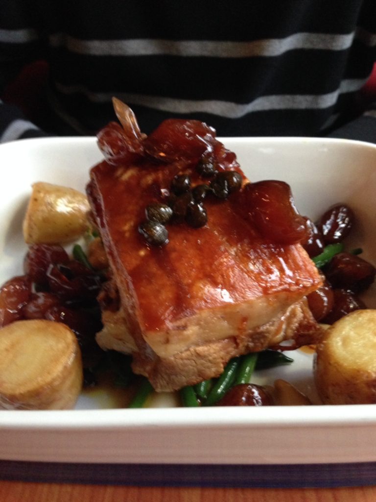 Irish Vintage Kitchen pork belly entree