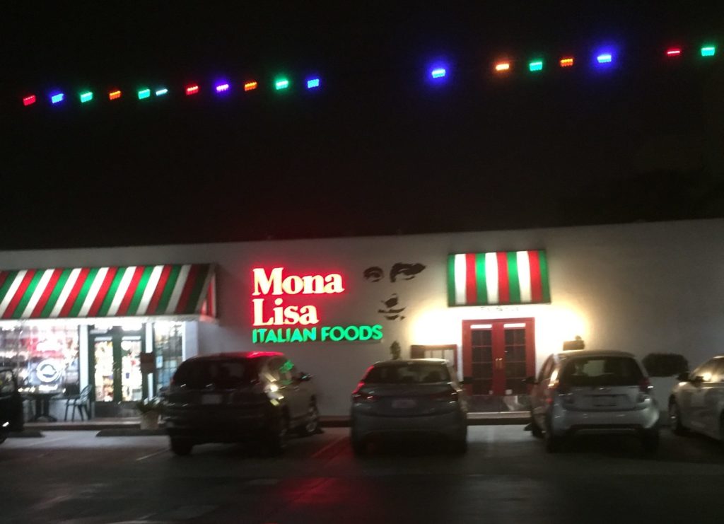 You are currently viewing 1950’s Italian-American Dining at Mona Lisa in San Diego