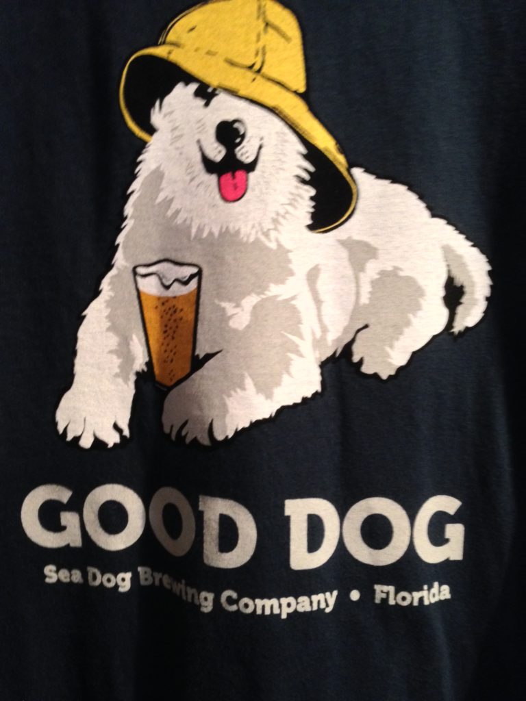 Good Dog t-shirt at Sea Dog Brewing Orlando