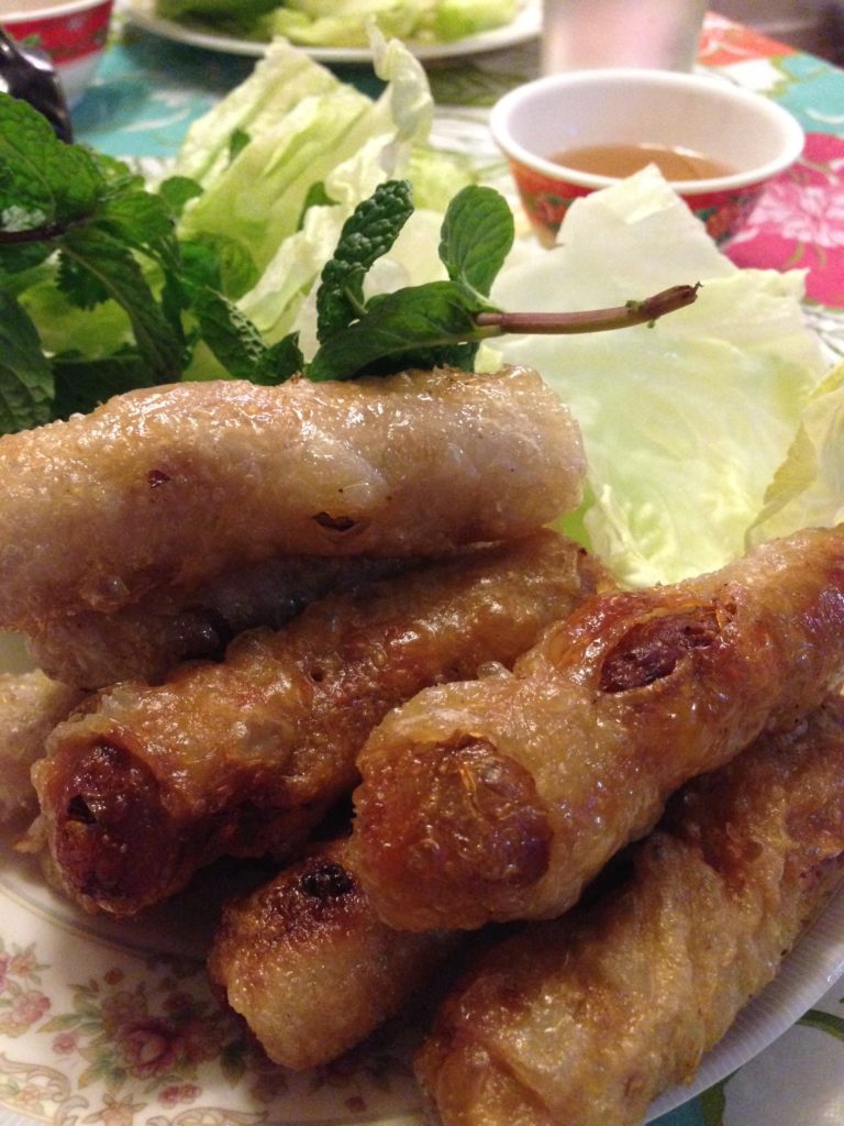 Imperial Spring Rolls (fried) at Nam's Red Door Vietnamese restaurant