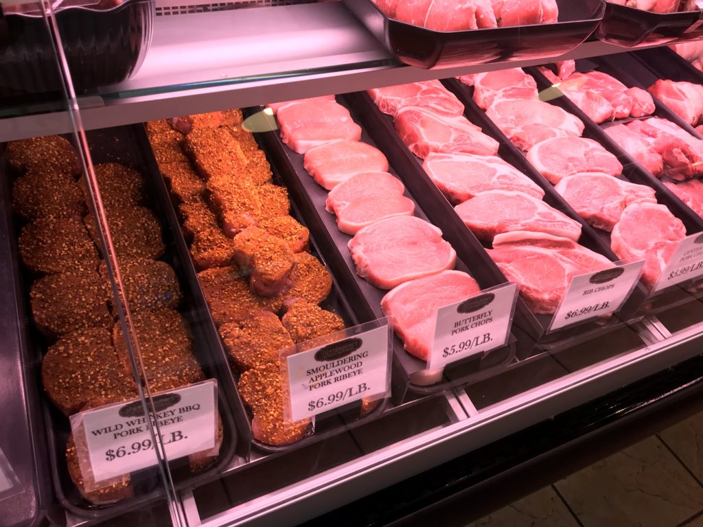 Meat counter at this Butcher Shop in Port Perry