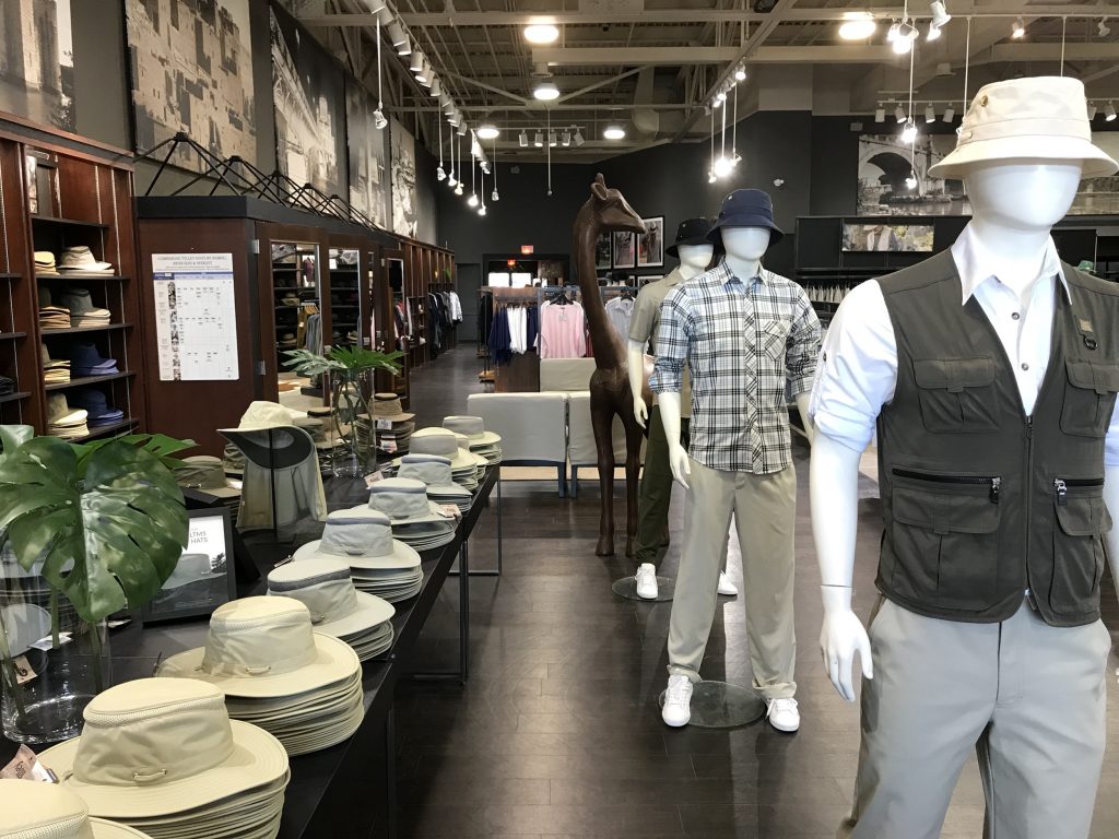 Men's clothing and Tilley hats at Tilley Endurables travel clothing store