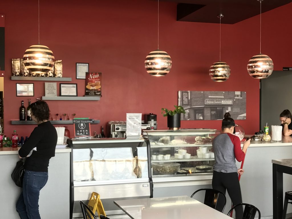 Interior of California Sandwiches in Scarborough