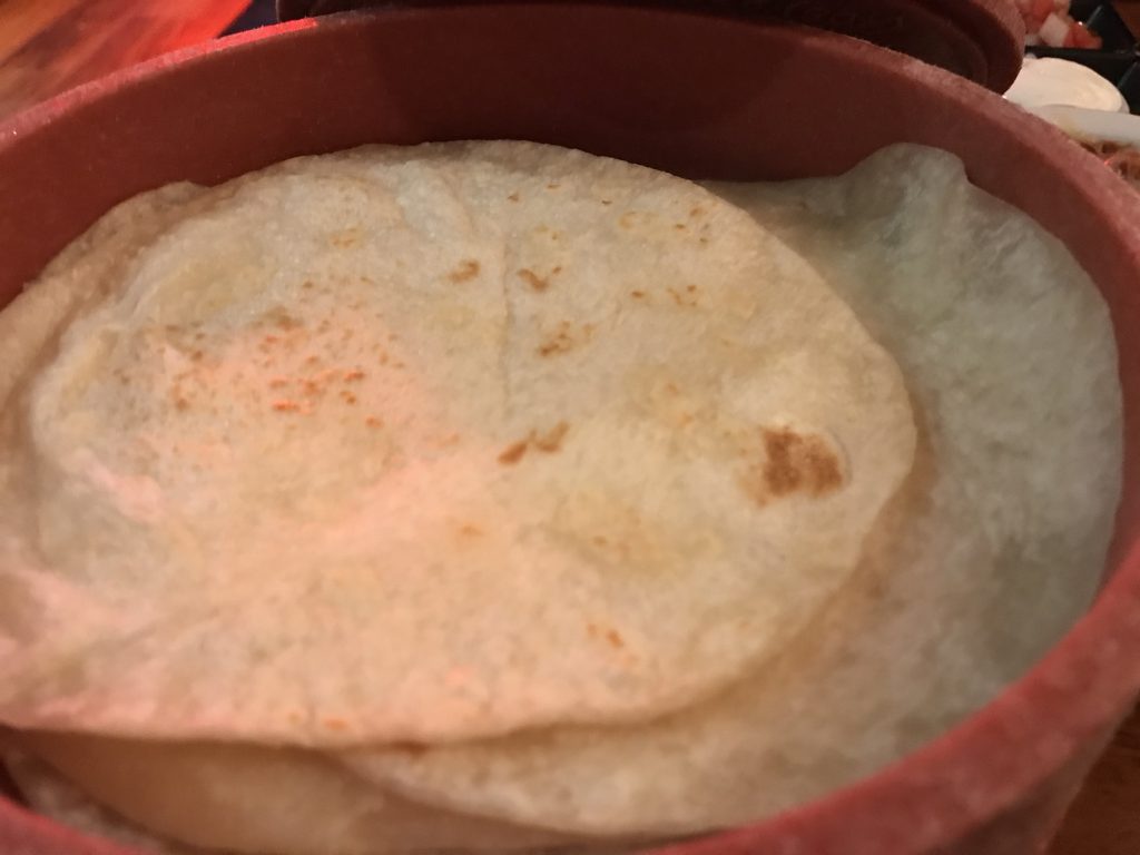 fresh flour tortillas