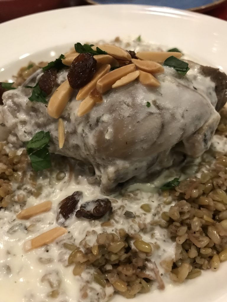 Lamb Freekeh at Mazaar Lebanese Cuisine