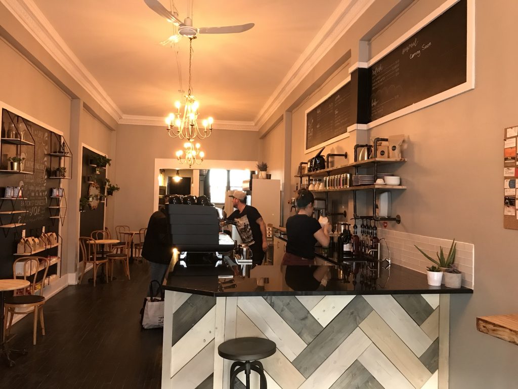 interior of Brock Street Espresso