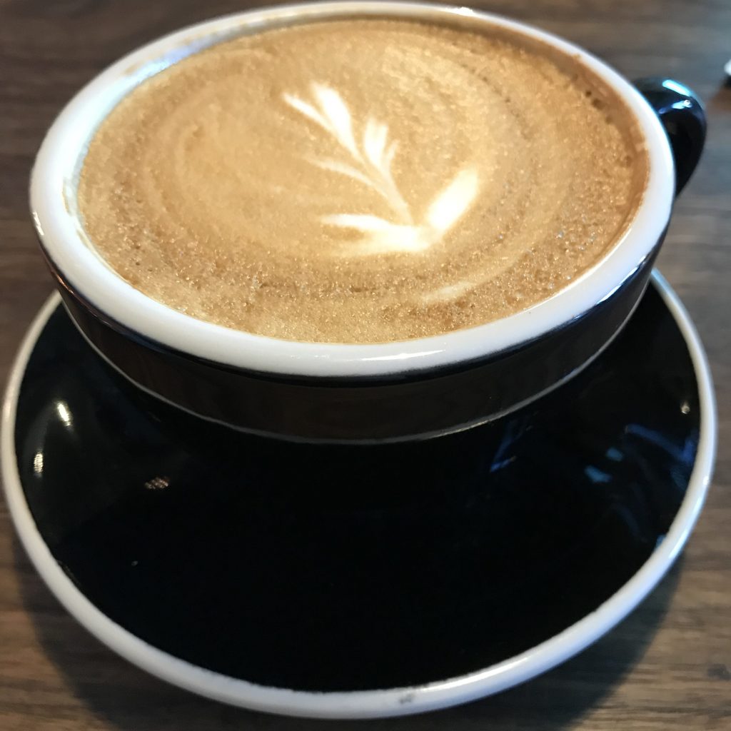 latte at Brock Street Espresso